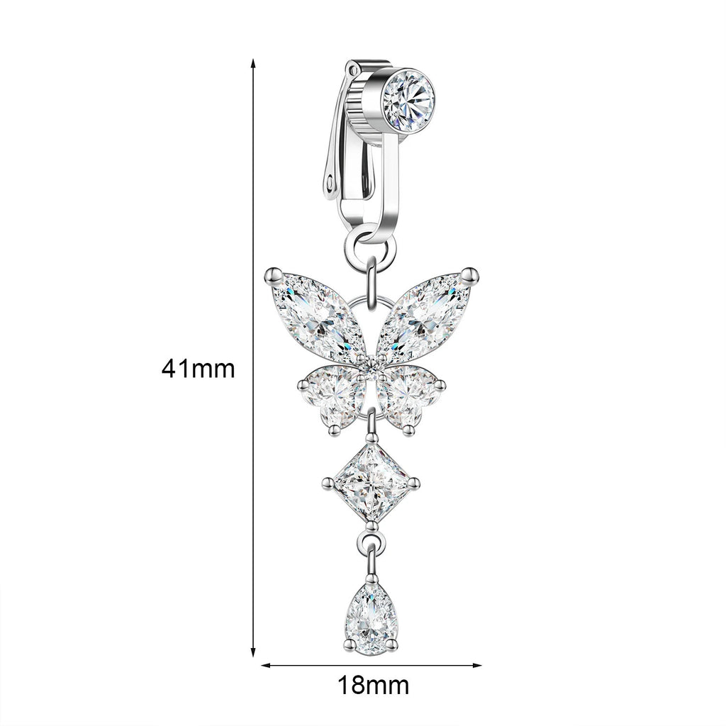 Clip-On Belly Button Piercing
