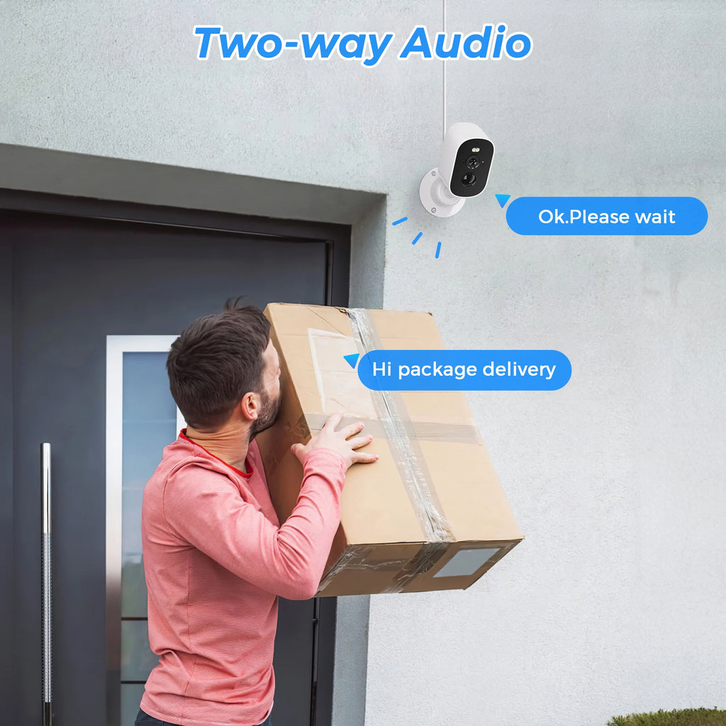 Solar Powered Outdoor Security Camera