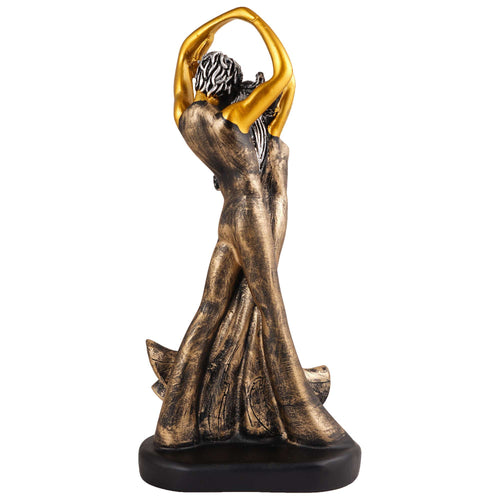 Couples symbolizes true love, Romantic Gift Showpieces brown Golden