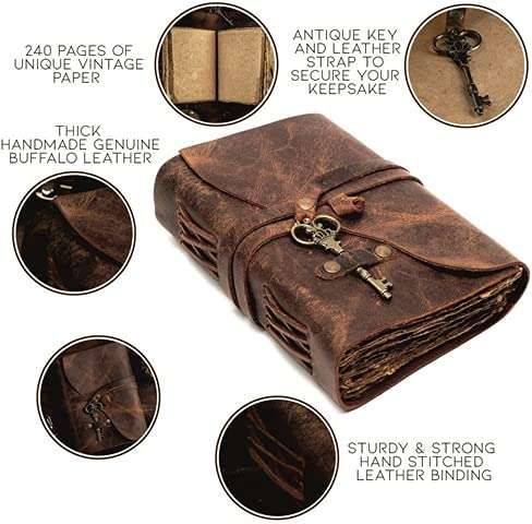 Handmade genuine leather Diary