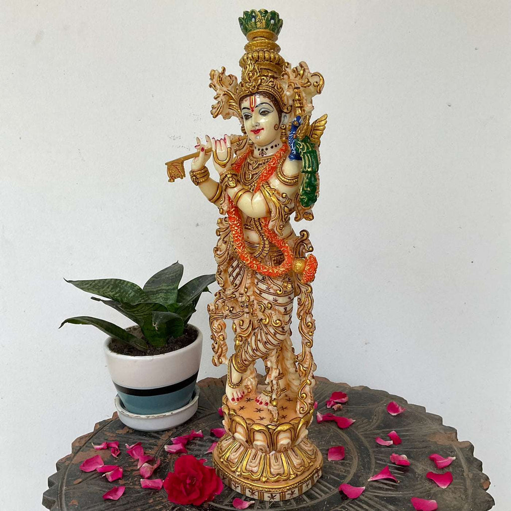 Marble Handmade Load Krishna